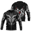 Satanic 5 Letters 3D All Over Printed Hoodie MP855CHV