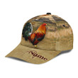 Personalized Rooster 3D Printed Cap TNA24042105