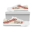Baseball dad low top shoes