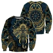 Elephant Royal Mandala Premium 3D All Over Printed Unisex Sweat Shirt