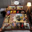 Personalized Name Bull Riding Bedding Set Rodeo Art Ver 5
