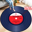 Customize Name Vinyl Record Circle Rug HHT10052108