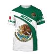 Mexico Combo T-shirt and Short 3D All Over Printed no2