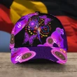 Aboriginal Naidoc Week 2021 Purple Butterflies Classc Cap