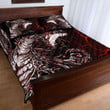 Lava Black Dragon Art Quilt Bedding Set KT