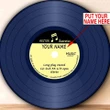 Customize Name Vinyl Record Circle Rug HHT10052107