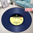 Customize Name Vinyl Record Circle Rug HHT10052107
