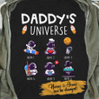Daddy's Universe Personalized Gift Amazing Father's Day T-shirt Astronaut