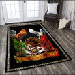 Rooster Mexico 3D All Over Printed Rug