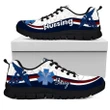 Personalized Name Nurse Sneakers 3D All Over Printed Ver 2
