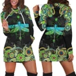 3D All Over Amazing Dragonfly Hoodie Dress Blanket JJ040401