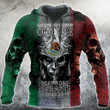 3D All Over Aztec Warrior Mexican 10 Hoodie