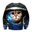3D all over print Cute Cat Astronaut
