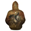 3D All Over Print Horse Hoodie NM120814