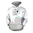 3D All Over Print Love Mother Elephant Shirt and short for man and women PL