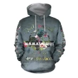 3D All Over Print Loved Mamasaurus Hoodie