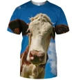 3D All Over Print Lovely Heifer Shirt
