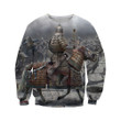 3D All Over Print Mongol Warriors War Hoodie