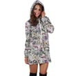 3D All Over Print Mushrooms and Winter Hoodie Dress
