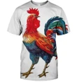 3D All Over Print Rooster Shirt