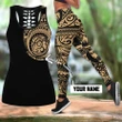 Amazing Polynesian Traditional Tattoo Personalized Deluxe Legging & Tank Top ML