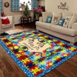 3D All Over Printed Autism Awareness RUG PD05032103