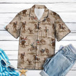 Bull Riding Tropical Hawaii Shirt Rodeo Pattern
