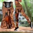 Horse Art Combo Legging + Tank Top 3D All Printed
