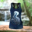 Dragon mandala legging + hollow tank combo custom name