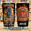 Personalized  Firefighter Customize Name Stainless Steel Tumbler 02032102.CTQH