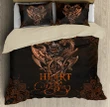 Dragon soul of a witch, heart of a dragon bedding set