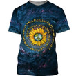 Hippie Storm Sunflower 3D All Over Printed Unisex Shirts