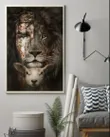 Jesus - The Lion Of Judah And The Lamb - The Perfect Combination Poster TA