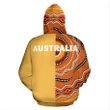 3D All Over Printed Australia Hoodie Kangaroo Aboriginal PL