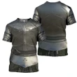 3D All Over Printed Chainmail Knight Medieval Armor Tops MP797
