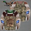 3D All Over Printed Duck Hunting Camo Outfit Cover