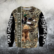 3D All Over Printed Duck Hunting Dog Hoodie