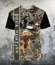 3D All Over Printed Duck Hunting Dog Hoodie