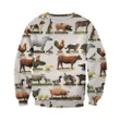 3D All Over Printed Farm Animals Shirts