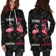 3D All Over Printed Flamingo Before And After Camping Hoodie Dress MH250820-MEI