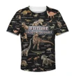 3D All Over Printed Future Paleontologist T-Rex Shirts
