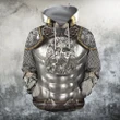 3D All Over Printed Knight Medieval Armor