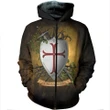 3D All Over Printed Knights Templar Shirts and Shorts