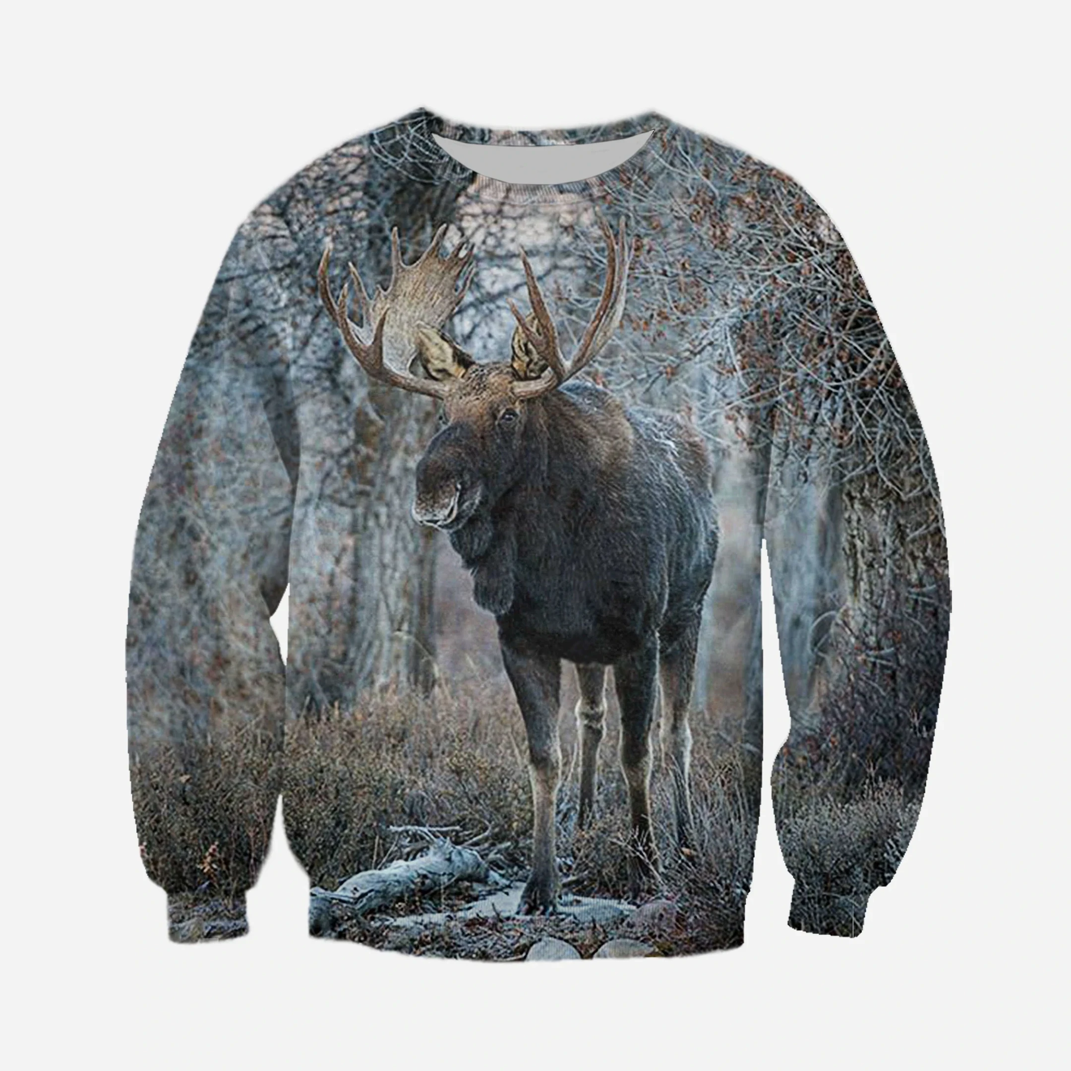 3D All Over Printed Moose Hunting Shirts