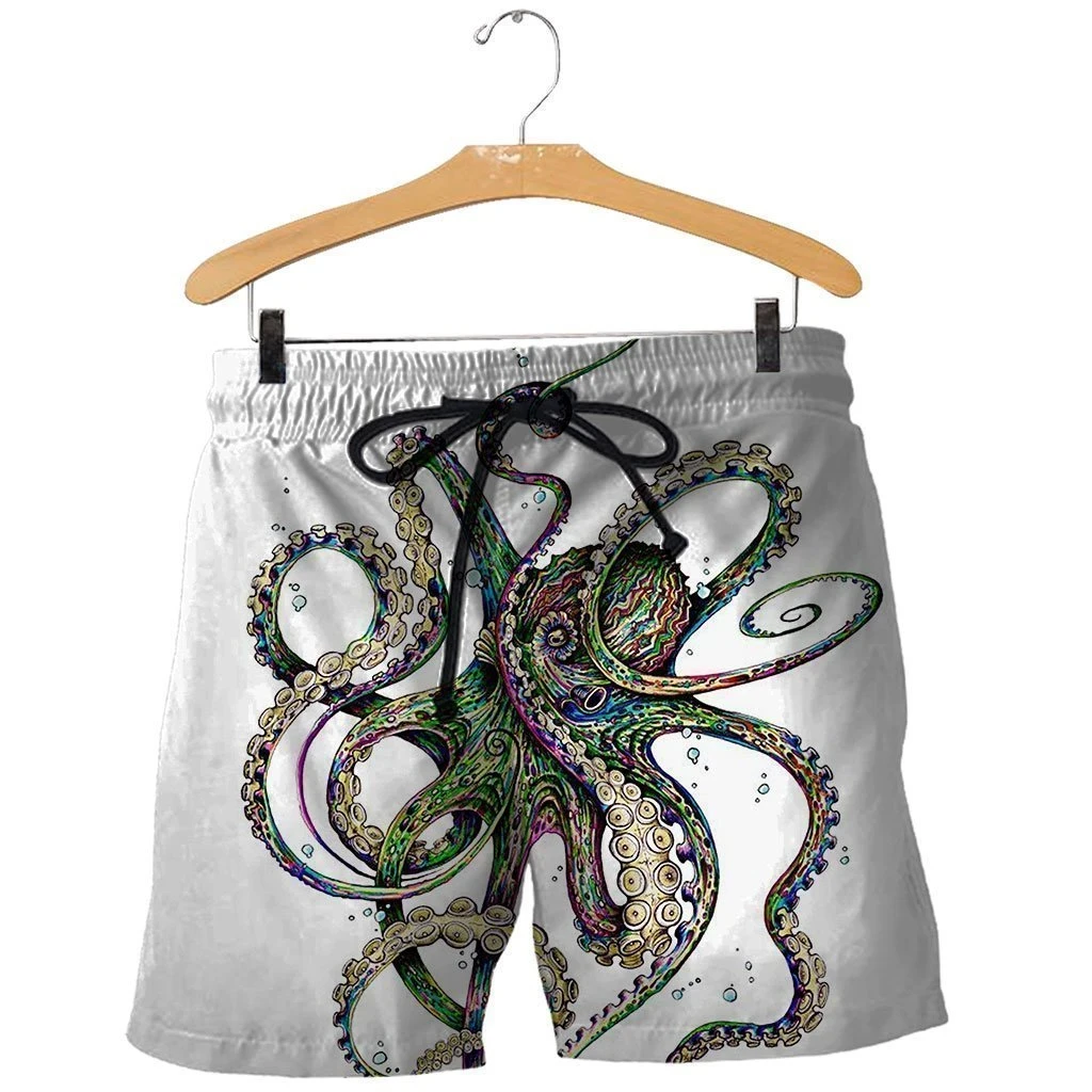 3D All Over Printed Octopsychedelia Shirts and Shorts
