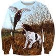 3D All Over Printed Pheasant Hunting Shirts Hoodie