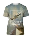 3D All Over Printed Resistance aircraft Shirt1