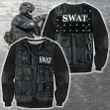 3D All Over Printed U.S SWAT Team Uniform
