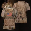 3D All Over Printed US Navy SEAL Uniform