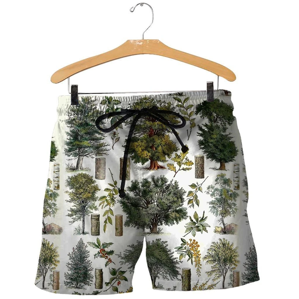 3D All Over Printed Vintage Forest Shirts And Shorts SAGK031003